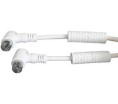 prolongacion tv-video acodada con filtro 9,5mm 1,5m envasada blanca edm