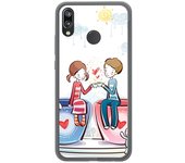 Tumundosmartphone Funda Gel Tpu para Huawei P20 Lite Diseño Cafe Dibujos