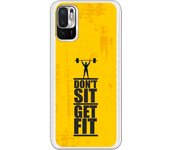 Funda compatible con Xiaomi Redmi Note 10 5G - Poco M3 Pro 5G - Be Unique Funda Gel get fit