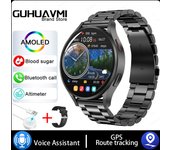 2024 GPS Track Smart Watch 6 Reloj Inteligente Hombre 1,39 Inchs Pantalla Táctil Complete 360*360 HD AMOLED Siempre Muestra , Reloj De Temperatura Corporal, Reloj De Azúcar En Sangre,Bluetooth Llama Smartwatch Hombres, IP68 Impermeable Reloj De Mujer