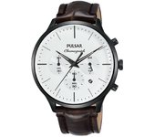Pulsar Reloj Hombre Analogico Cuarzo con Correa de Cuero PT3895X1