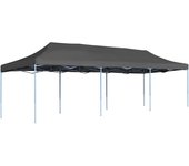 vidaXL Carpa para fiestas pop-up plegable antracita 3x9 m