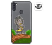 Tumundosmartphone Funda Gel Transparente para Samsung Galaxy A11 / M11 diseño Mono Dibujos
