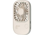 Pequeño Banco de Energía de 3 velocidades para Oficina, Hogar, fitness, Viajes, exterior Marron Ventilador portáthil, USB ventilador, mini ventilador de mano