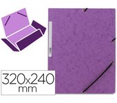 Mariola - CARPETA CARTON SIMIL PRESPAN 500 GR./M2. FOLIO GOMA SOLAPA VIOLETA MARIOLA 1525VI 1525VI