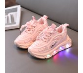 Children Shoe Fashionable Casual Sneaker for Boy Kid Shoe for Girl Luminous Shoe Breathable Lightweight Soft Soled Toddler Shoe