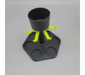 1 Set Liquor Dispenser 6 Shot Automatic Glass Wine Whisky Beer Dispenser Holder Drinking Home Party Bar Wine Separator Glasses