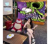 Tales of the Rat Fink cartoon Small Size Cheerleading Banner Hand Pulled Flag Outdoor Atmosphere Flags