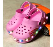 Summer Children Hole Sandals LED Lighted Flashing Light Shoes Boys Girls Beach Sandals Kids Breathable Fashion Sneakers