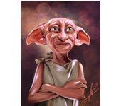 5D DIY Harry Potter Diamond Painting Elf Dobby Hogwarts School of Witchcraft and Wizardry Cross Embroidery Mosaic Art Gift