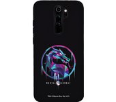 Funda original compatible con Xiaomi Redmi Note 8 Pro Negro con un diseño de Mortal Kombat Logo Ice