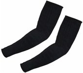Par de protectores de brazo, coderas, protectores de brazo, anticortes y resistentes a quemaduras, color negro