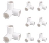 8pcs Pvc Pipe Connector 3-way Elbow Fittings For Pvc Furniture Pipe Fittings Greenhouse Frame Tent Connection