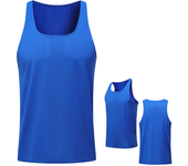 Men Leisure Sleeveless T-shirt Basketball Activewear Fitness Workout Sleeveless Tank Breathable and Quick-drying Running Top