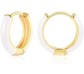 MESOVOR Pendientes de Aro de oro Pequeños para Mujeres, Aretes Huggie Livianos Plateados de oro de 18k | Regalos de Aretes Hipoalergénicos para Niñas amarillo caliente