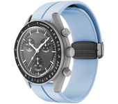 20mm 22mm Strap For Samsung Galaxy watch 6/4/5 pro/classic/gear s3/active 2 Sport Silicone Magnetic Buckle Huawei GT 2 2e 3 band
