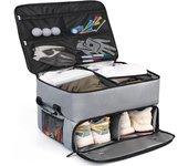 Golf Trunk Organizer Waterproof Car Golf Shoes Bag With Large Golf Storage Box For Shoes Balls Tees Clothes Gloves Accessories ﻿