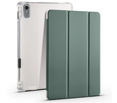 Luxury Transparent Flip Leather Tablet Case for Lenovo Tab P11 Gen 2 Gen2  Pen Holder Soft Clear Back Shockproof Protect Cover