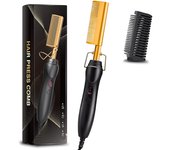 Negative ion portable hair straightening comb multi-function rapid heating household PTC heating copper comb