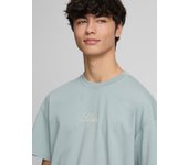 Silbon - Camiseta special fit letras clasicas petroleo