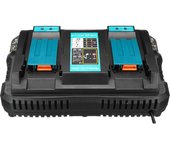SOMY DC18RC 3A Cargador de repuesto para batería de iones de litio Makita 14,4 V- 18 V BL1850B BL1850 BL1860B BL1830B Cargador con indicador LED Cargador de batería multifunción