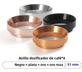 Coffee Dosing Ring Espresso Dosing Funnle 51mm 53mm 58mm Magnetic For Delonghi Breville E61 Portafilter Barista Tool Accessorie
