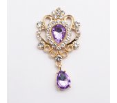 32*60mm Droplet diamond pendant accessories, flat bottom brooch accessories, DIY accessories, headwear accessories 5/10/20PCS