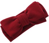 Solid Ribbed Turban Headband Hair Bow Tie Hairbands Topknot Handmade Fashion Kids Headwraps Double Layers Toddler Accessories