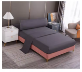 Juego de Sábanas 3 Piezas: Sábana Encimera, Sábana Ajustable y Funda de Almohada sin Bolas