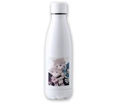 MERCHANDMANIA BIDON 700 ML ACERO INOXIDABLE malabaristas circo mmorpg jrpg anime hermanos tapon seguridad botella videojuego juego waifu