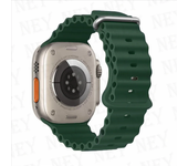 Ocean silicone strap for Apple Watch Ultra2 49mm 45mm 40mm 44mm 41mm sport bracelet for apple watch bands serie 9 8 7 6 5 4 3 SE