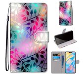 Funda para iPhone 12 11 Pro Max X XR XS Max Magnética de Piel Para Billetera Con Soporte