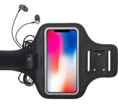 Brazalete Movil Running, Porta Movil Running Brazalete Deportivo Funda Correr con Bolsa para Airpods para iPhone 14/13/12 Pro MAX Samsung Galaxy S22/S21/S20(6,2"~6,8")