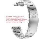 Titanium QuickFit 22mm 26mm Watch Straps For Garmin  Forerunner 965 945 955 Band For Garmin Fenix 7 7X 6 PRO 5 3 Metal Watchband