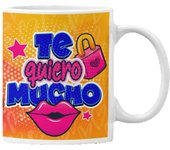 Taza te quiero mucho REGALO NOVIOS MATRIMONIO AMIGOS  PAREJA DESAYUNO ADA Y SUS DETALLES