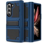 Para Samsung Galaxy Z Fold 6 Funda con Pata de Cabra, Slim Fit A Prueba de Golpes Durable PC Hard Suave TPU Funda para Samsung Galaxy Z Fold6