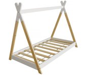 Cama Tipi "Melissa" 140 x 70 cm - Blanco