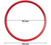 For Audi A1 A3 A4 A5 A6 A7A8 Q3 Q5 Q7 SQ5 S1 S3 S4 S5 S6 S7 S8 RS3 RS5 RS6 Car Steering Wheel Decoration Ring Trim Cover Sticker