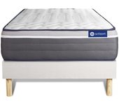 Pack colchón Actimemo plus 90x190cm + Somier multiláminas, espuma viscoelástica, 7 zonas de confort