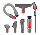 For Dyson V15 V11 V10 V7 V8 Brush Tools: Traceless/Soft/Stiff Bristle Extension Hose Mattress Brush Upgrade Crevice Tool