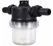 Bomba de agua Filtro de red Rociadores en línea ajustable Filtro de malla transparente Herramienta de riego para jardinería Bomba de agua (interfaz: 20mm)