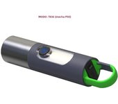 Strong Light Zoom LED Flashlight P50/White Laser Lighting Torch USB Rechargeable Lantern Outdoor Portable Camping Lamp with Hook