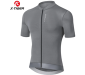 X-TIGER Cycling jersey Men Women Breathable Short Shirt Quick Dry Bike Slim Fit Pro Cycling Jersey SPF 50 MTB Road Bike Jersey