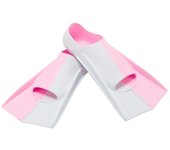 Aletas de silicona para hombres y mujeres, estilo libre, braza, aletas cortas de silicona para adultos y niños, aletas de entrenamiento de buceo ligero y natación.