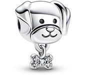 Pandora Moments Charm de Mascota Perro & Hueso 792254C01 , para Mujer