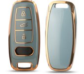 jingyuqin Soft TPU Car Remote Key Case Cover for Audi 4K A8 E-tron Q5 Q7 Q8 C8 D5 SQ8 R8 A1 A3 A4 A6 A7 Fob Protector Holder