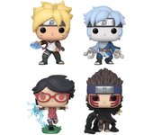 Blister 4 figuras POP Boruto ExclusiveFigura  Coleccionable - Idea de Regalo- Mercancia Oficial - Juguetes para Niños y Adultos - Movies Fans - Muñeco para Coleccionistas y Exposición