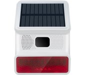 Eleopard 433MHZ Wireless Solar SIren Sound Light Flash Alarm Outdoor Alarm Horn for PGST GSM Home Security Alarm System