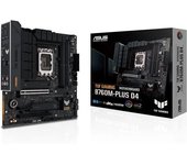 Asus tuf gaming b670m-plus d4 placa base intel pcie 4.0, ddr4, m.2, 4x sata iii, ethernet de 2.5gb, hdmi, usb 2.0, 3.2