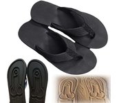 Chanclas con forma oculta, chanclas con lápiz oculto, chanclas con estampado divertido para mujeres y hombres, sandalias antideslizantes de secado rápido y cómodas para la playa